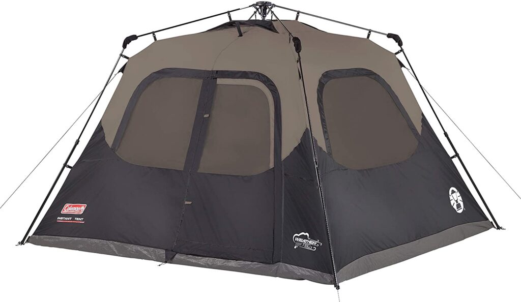 Coleman Cabin Amazon Tent with Instant Setup in 60 Seconds