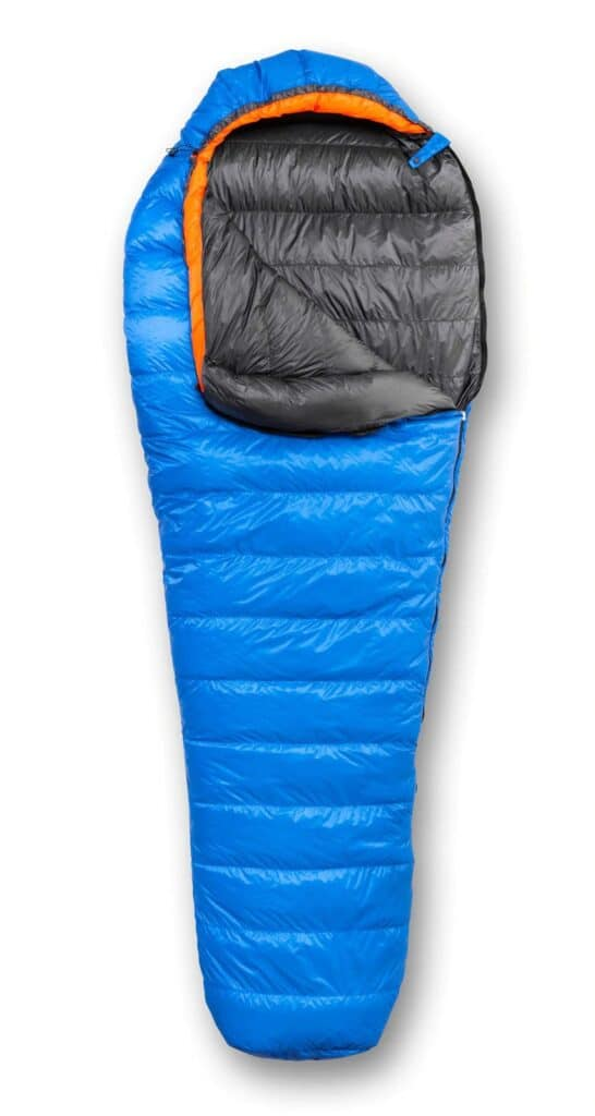 a backpacking sleeping bag