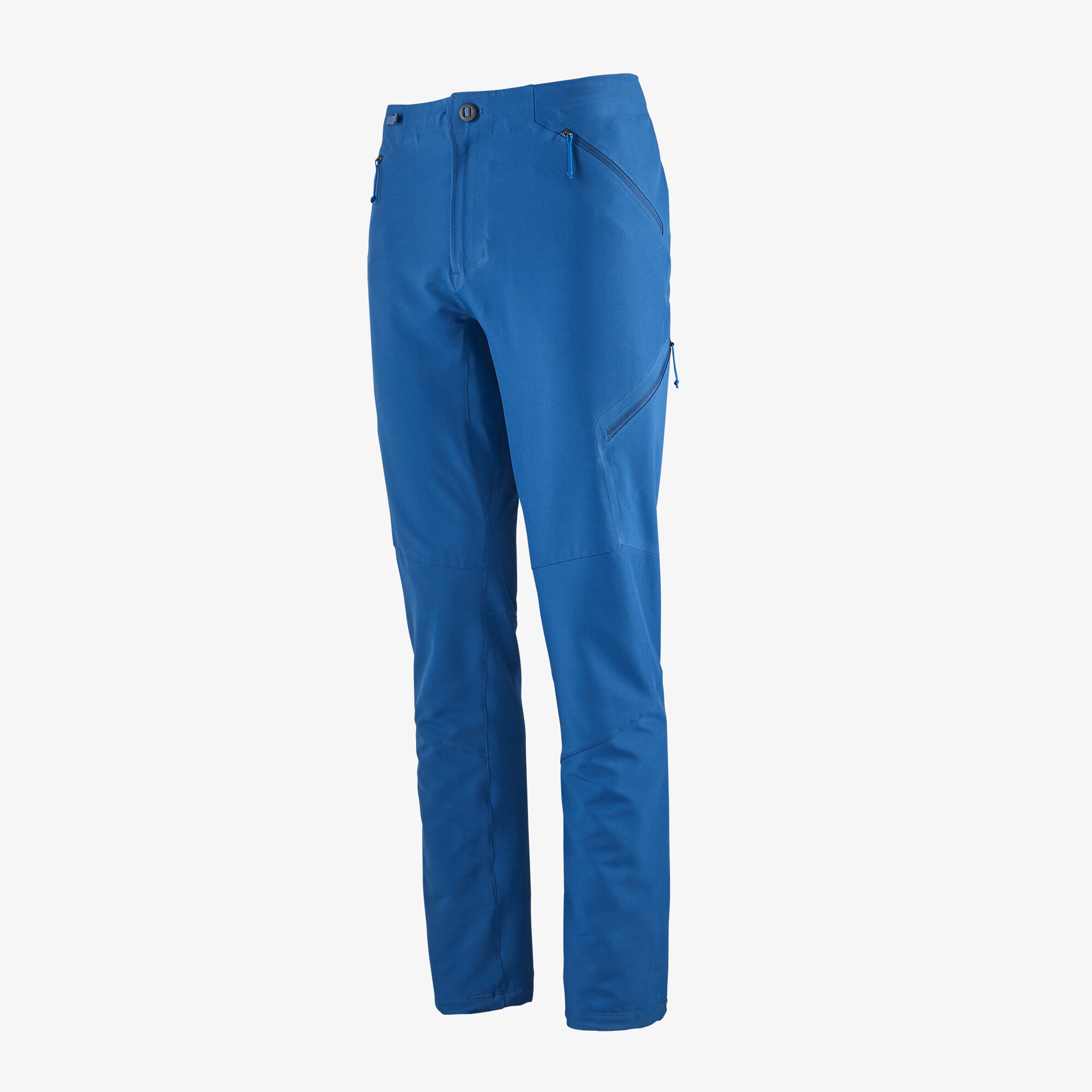 The men's blue hiking pants.